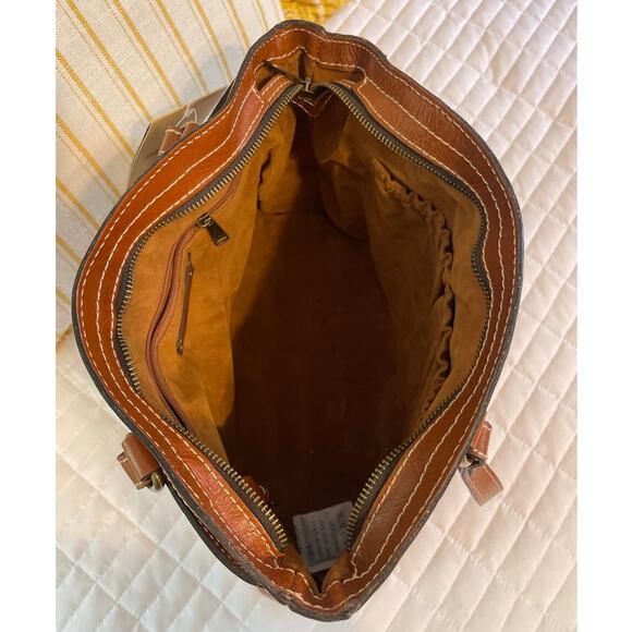 Patricia Nash Tooled Collection Leather Poppy Tote Dust Bag Florence NWT - Picture 6 of 13